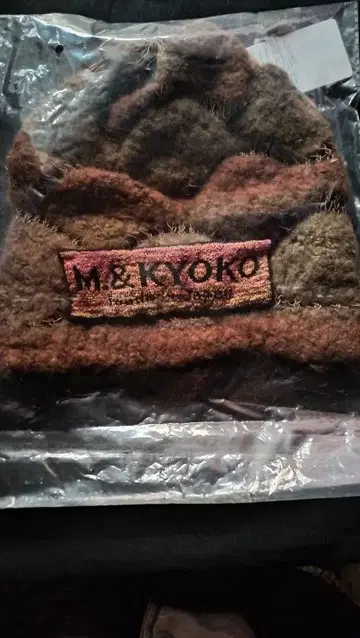 M.&KYOKO 니트 모자 #BROWN 계열