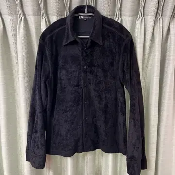 SO by Alexander Van Slobbe 48 블랙 벨로아 셔츠