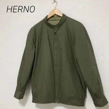 HERNO 헬노 충전솜 블루종 리버서블 카키 이탈리아제