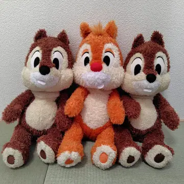 칩과 데일 봉제 인형 디즈니 캐릭터 3체 세트