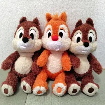 칩과 데일 봉제 인형 디즈니 캐릭터 3체 세트
