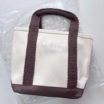 [새상품] L.L.Bean 웹 핸들 토트 백 스몰 브라운