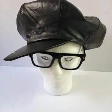 레어 가죽 헌팅 캡 빅 애플 미사용 뉴욕 햇