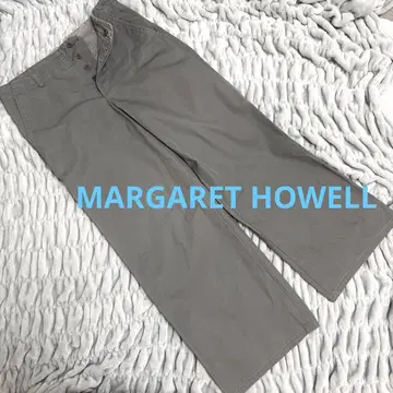 마가렛호웰 그레이 버튼 플라이 와이드 치노 팬츠 사이즈 2