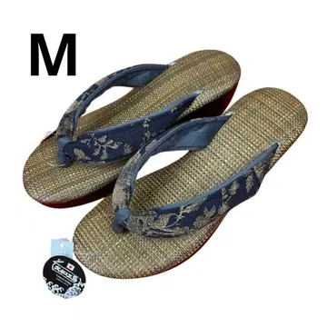 새상품 야마토 공방 힐 샌들 M 사이즈 1658 셋타 네이비