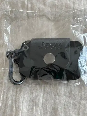 [ 미사용 새상품 ] jeep 키케이스 정품 블랙 가죽