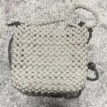 ZARA 펄 비즈 미니 숄더백