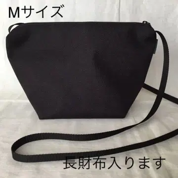 미니 숄더 M*코듀라*사코슈 블랙 장지갑 들어갑니다