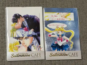 미개봉 새상품 세일러문 카페 한정판 고채도 엽서 5종 세트 A B