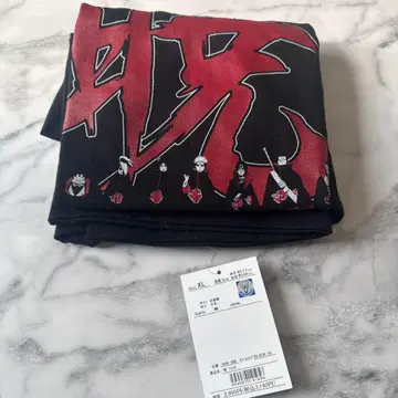 나루토 NARUTO 돌풍전 아카츠키 T셔츠 XL 사이즈 블랙