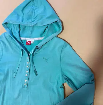 PUMA 후드 부착 후드티 민트 그린 US 사이즈 S 150~160cm