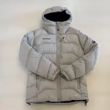 MAMMUT 후드 부착 다운 자켓 그레이
