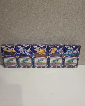 포켓몬 10번 승부 숙명의 대결 전 5종 컴플리트 미개봉품