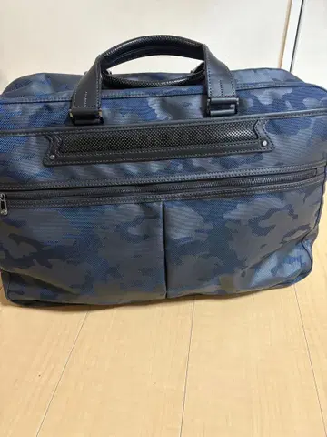 LEXUS 레스 파랑 카모 패턴 나일론 백 대용량