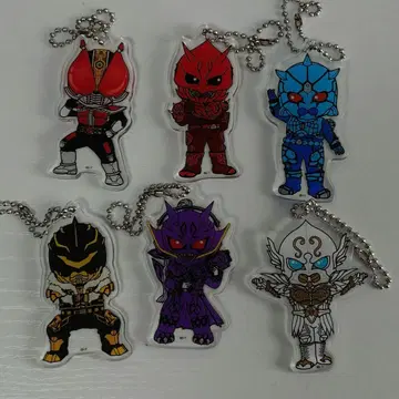 가면라이더 덴오 아크릴 키링 6종