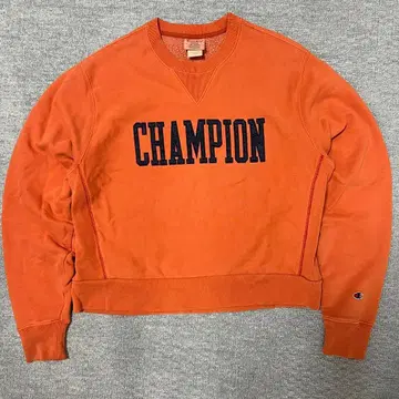 00s Champion 리버스 위브 맨투맨 오렌지 USA