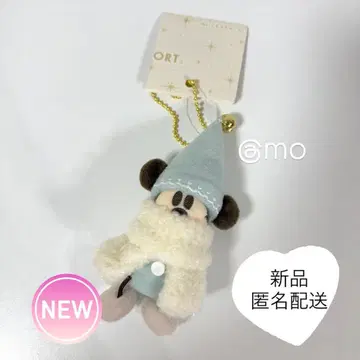 도쿄 디즈니 리조트 크리스마스 리루린린 봉제 인형 참 스카이블루 파랑