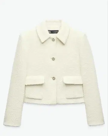 ZARA 부클레 숏 자켓 s 사이즈