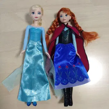 겨울왕국 엘사와 안나 인형 세트