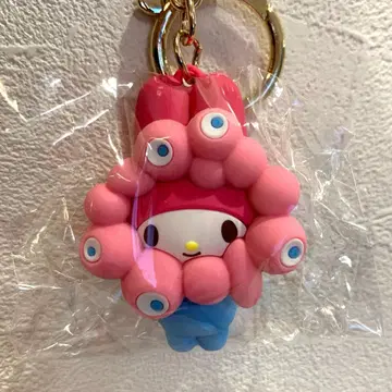 산리오 마이멜로디 변신 입체 마스코트 컬러 키링 미야쿠미야쿠