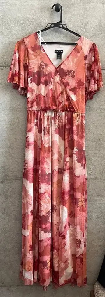 KATE and LILY 플라워 프린트 맥시 드레스 사이즈 4