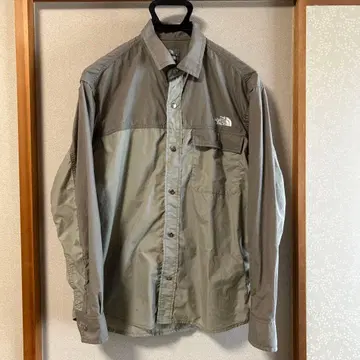 The North Face 긴팔 셔츠 올리브 그린