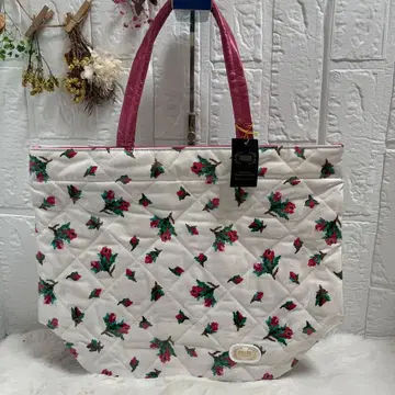 120 [미사용 새상품] 페이 FEILER 토트백 비닐 꽃무늬