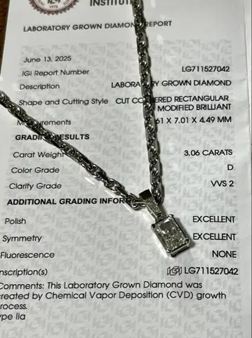 박력 넘치는 3캐릭터 오버 라보그로운 다이아몬드 체인은 부속되지 않습니다