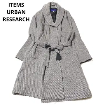 아이템즈 어반 리서치 코트 아우터 울 혼방 가을 겨울 벨트 포함 38