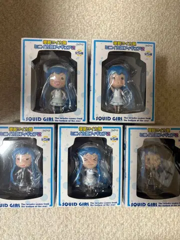 침략! 오징어 소녀 미니 오징어 소녀 피규어 2 5종류