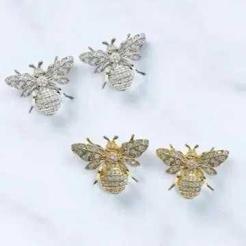 착용 1회 THE HANY 귀걸이 bee 벌