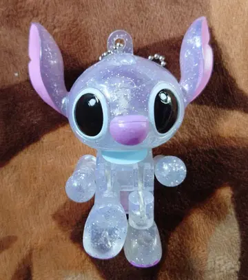 디즈니 스티치 엔젤 스트랩 핑크