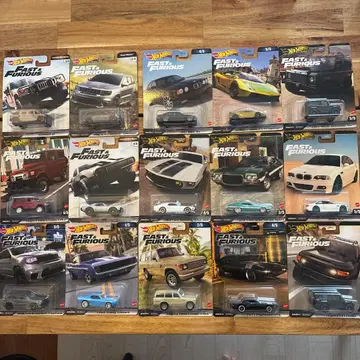 Fast & Furious 핫휠 15대