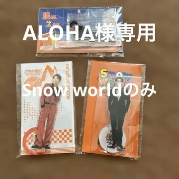 SnowMan 무카이 코지 아크릴 스탠드 3개