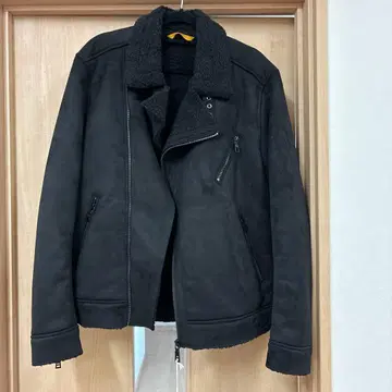 SSEINSE 페이크 스웨이드 보아 라이더 자켓 M 사이즈