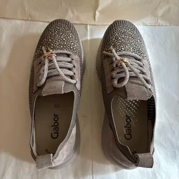 Gabor 스팽글 장식 그레이 스니커즈 (컴포트 슈즈)