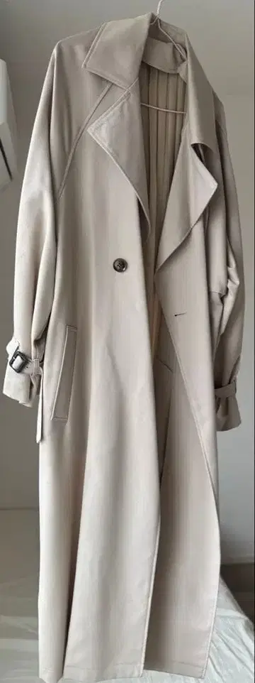 titivate 백 플리츠 트렌치코트