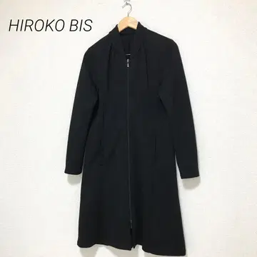 HIROKO BIS 히로코비스 롱 가디건 맨투맨 더블 지퍼
