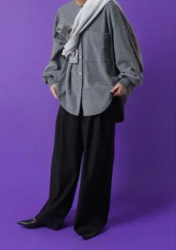 [CYAN TOKYO] 마이크로 플리스 셔츠