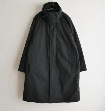 UNIQLO:C 유니클로 씨 충전솜 후디드 코트 롱 코트