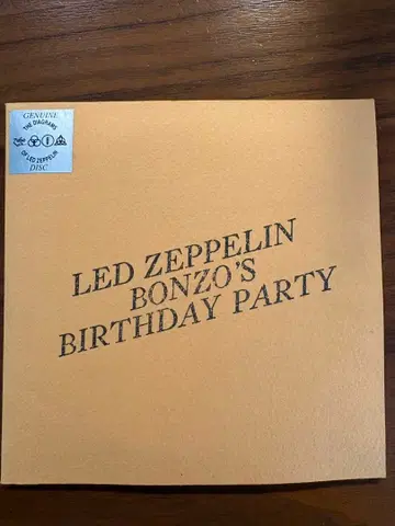 LED ZEPPELIN BONZO'S BIRTHDAY PARTY