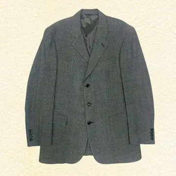 노튼 앤 윌슨 그레이 스트라이프 테일러드 자켓 남성용