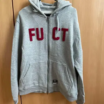 FUCT 그레이 후드티