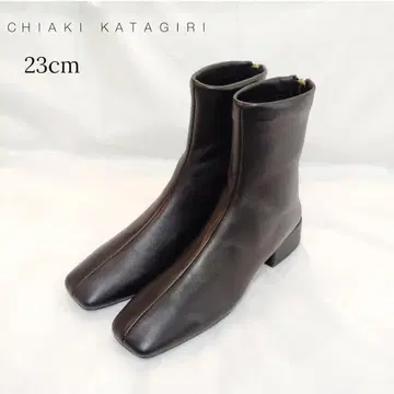 새상품 치아키 카타기리 숏부츠 블랙 36 23cm