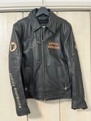 HARLEY DAVIDSON 블랙 가죽 자켓