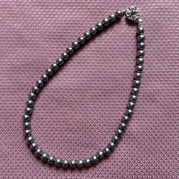 자기 블랙펄 목걸이