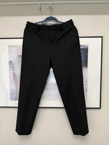 유니클로 스마트 앵클 팬츠 M 네이비 블랙 2점