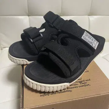 SHAKA 블랙 스포츠 샌들