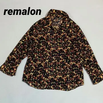 [ remalon 레마론 ] 올 패턴 꽃무늬 셔츠 블라우스 미세스 일본제