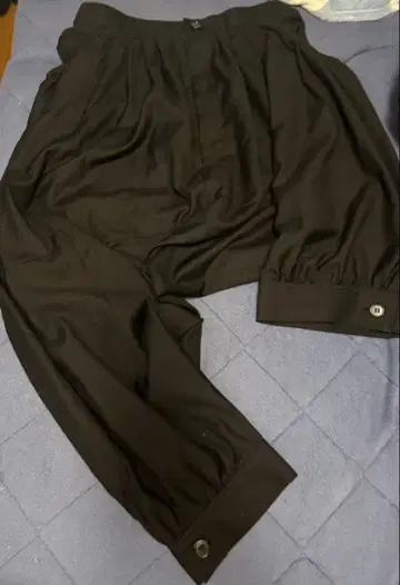 블랙피스나우 비대칭 사루엘 팬츠 M 블랙 최종 가격 인하